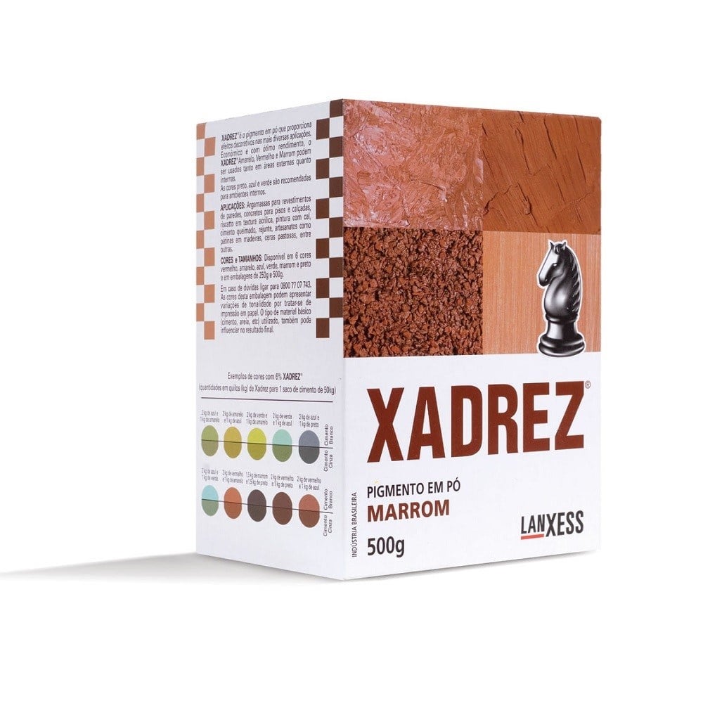 Pigmento Pó Xadrez Marrom 500g 67679 - imagem 1