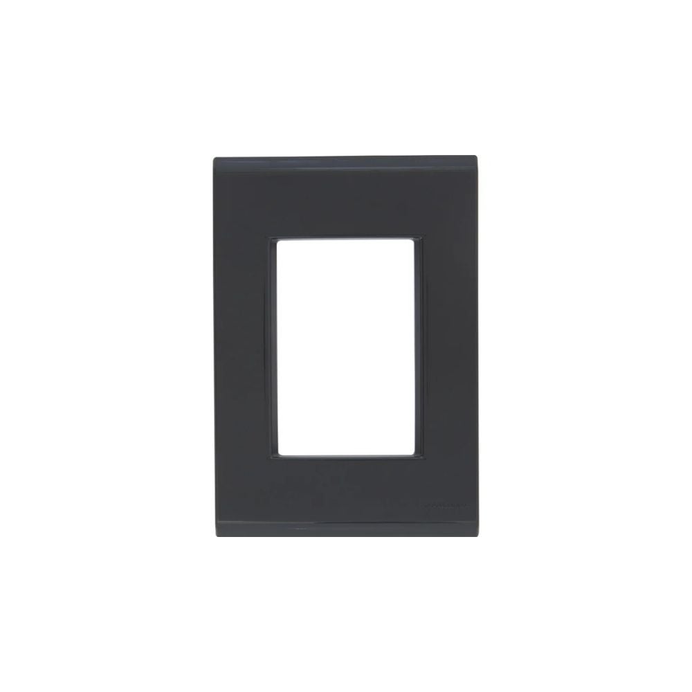 Placa 3 Postos Mayle Liz Grafite 4x2 | 57106048