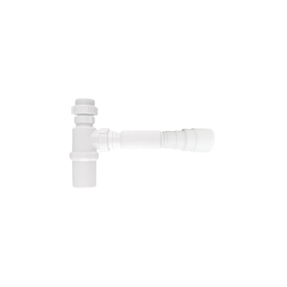 Sifão PVC Copo Amanco Flexível Universal Branco 10100