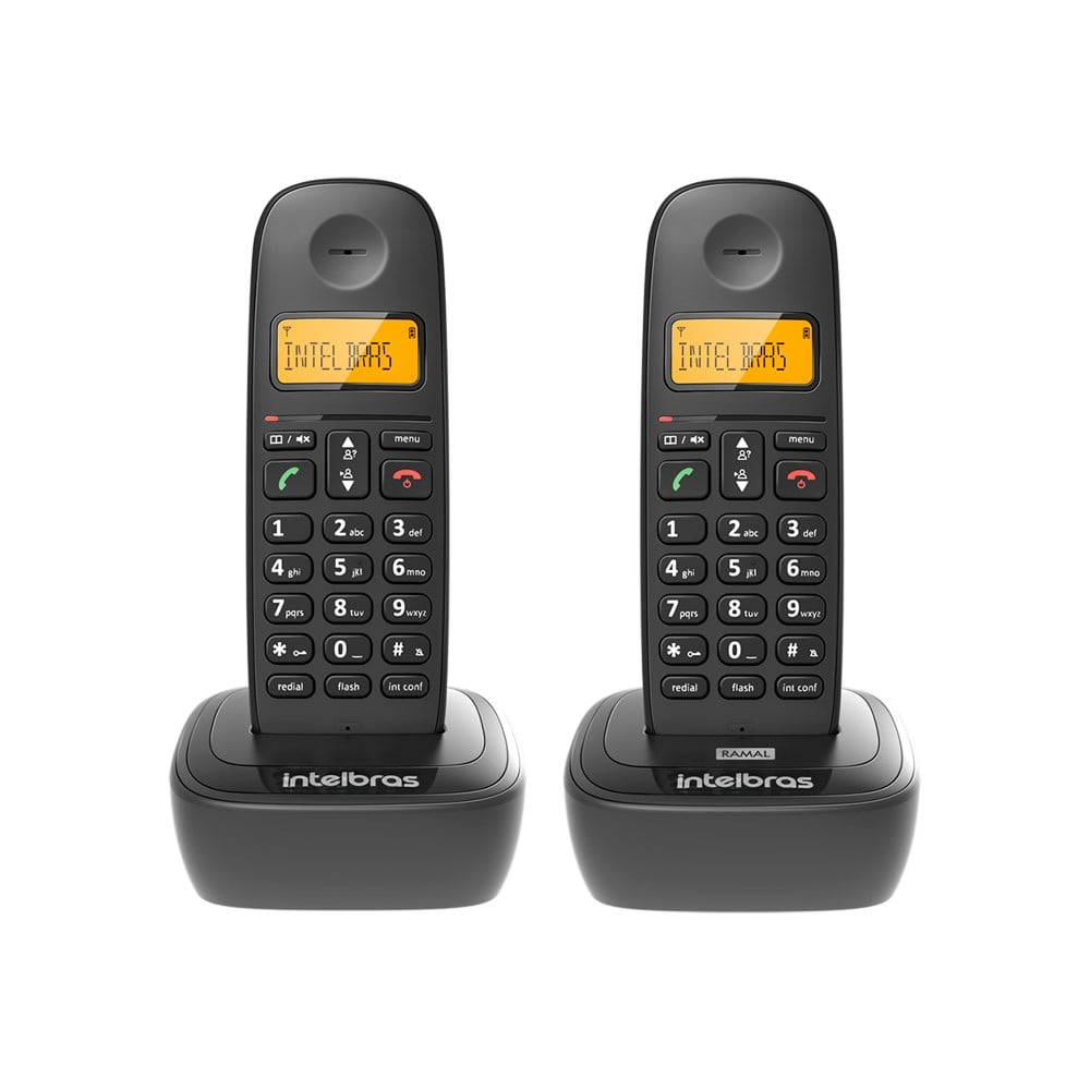Telefone Intelbras sem Fio TS2512 Principal+Ramal 4122512