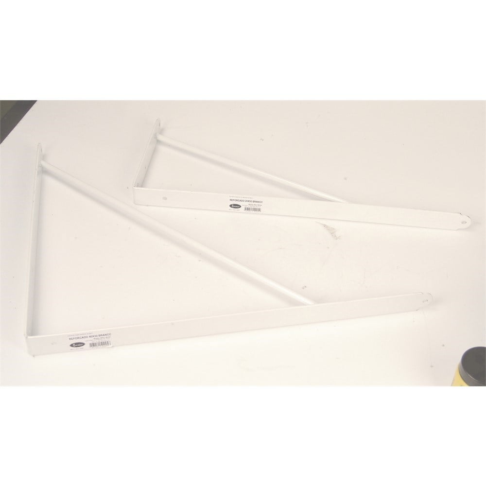 Suporte Pia Leve 180kg Zamar 20x50 Branco 7897451512250