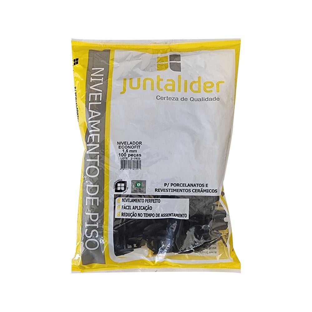 Espaçador Nivelador Juntalider 2.0MM com 100 Peças 9010000404