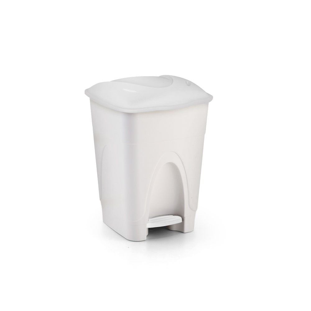 Lixeira Injeplastec 17 Litros com Pedal Toda Branca | 47
