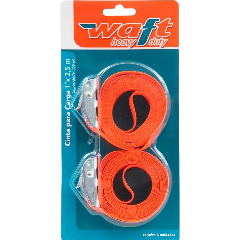 Cinta para Carga Waft sem Catraca 1"X2.5m 1" 2 Peças 6240