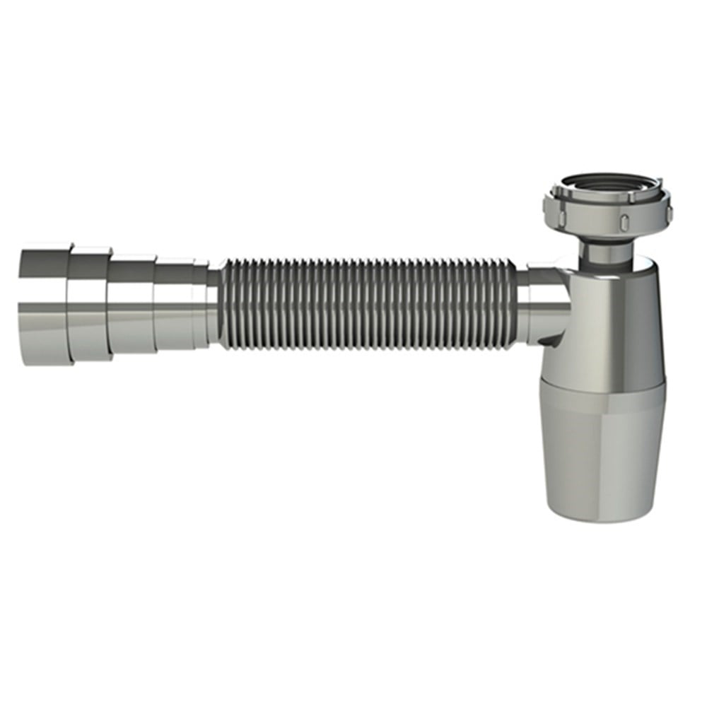 Sifão PVC Copo Flexível Valeplast Metalizado 01.090