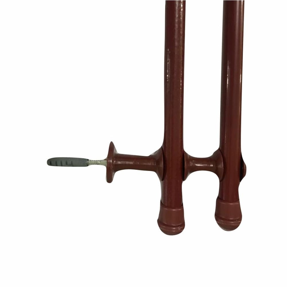 Varão Cortina Cadiz Duplo 2M Mogno com Suporte 13004