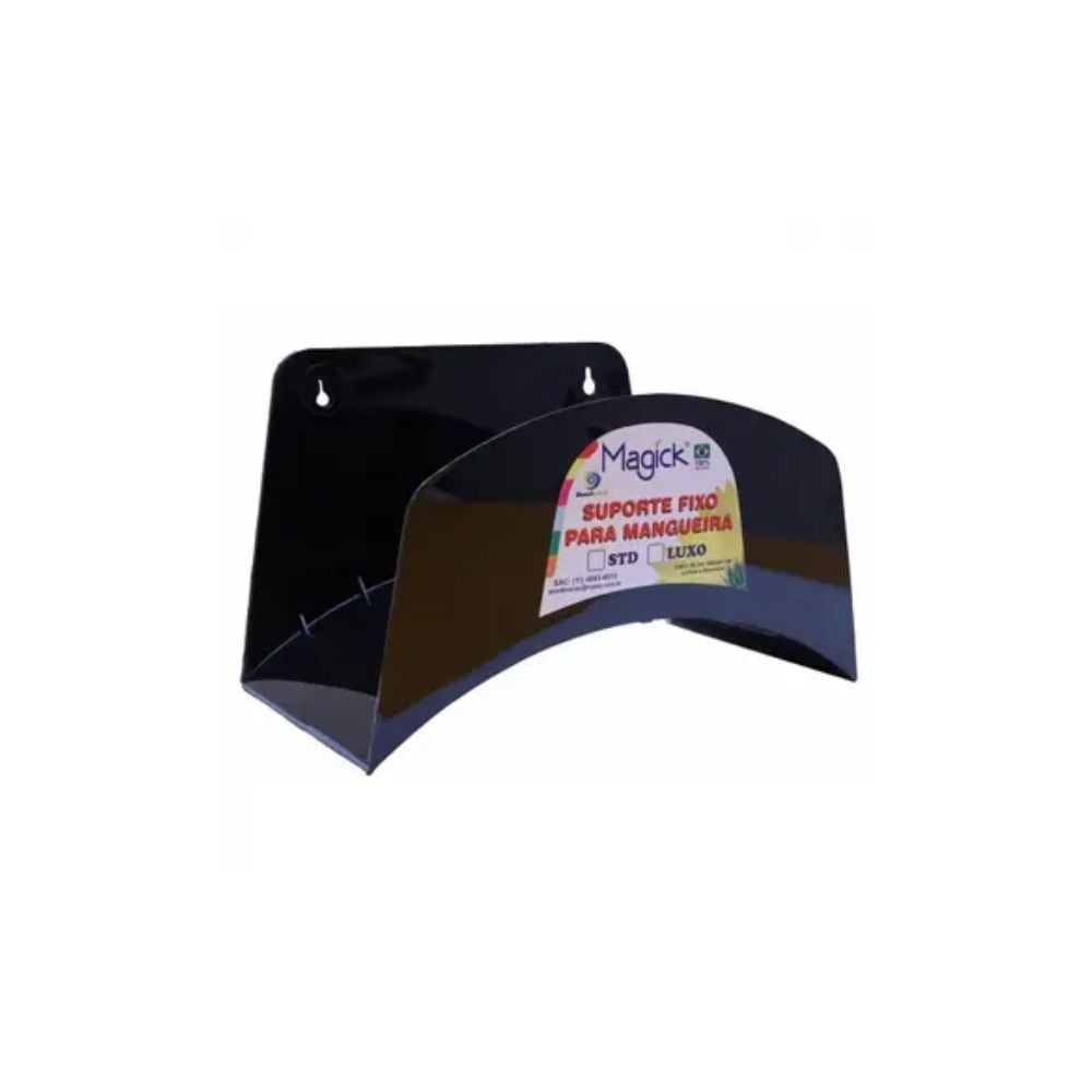 Suporte Mangueira PVC Preto Magick Standard | SFS24P
