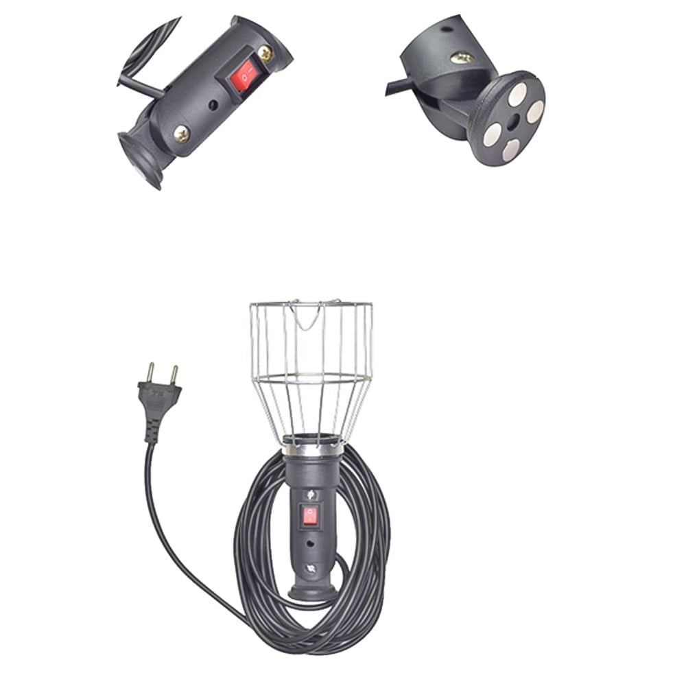 Pendente Arame Tomada Bivolt 7M Grande Braco Articulado Com Chave Liga/Desliga Com Ima "Soquete E27 CF063