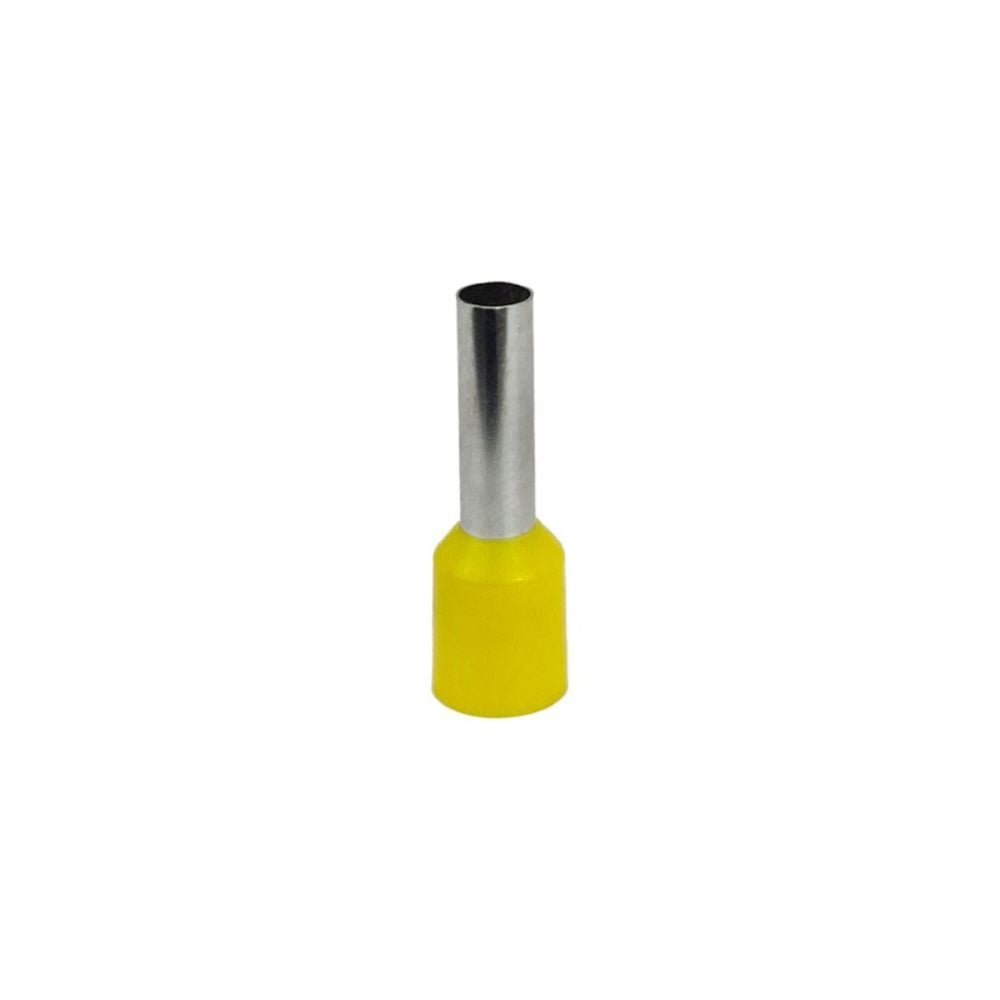 Terminal Isolante Sforplast Tubol Simples AM 25MM C22 - 100 Peças | 6303