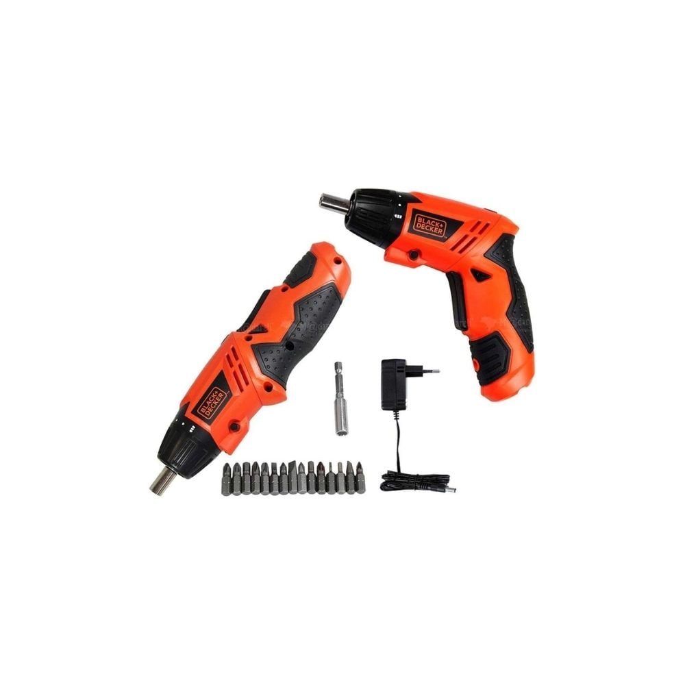 Parafusadeira Black & Decker Bateria 4.8V com LED com 2 Posições 16AC KC4815B-BR