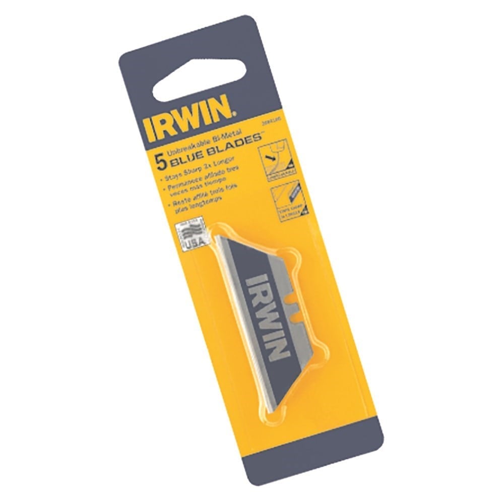 Lâmina Estilete Trapezoidal Irwin com 5pecas 2084100