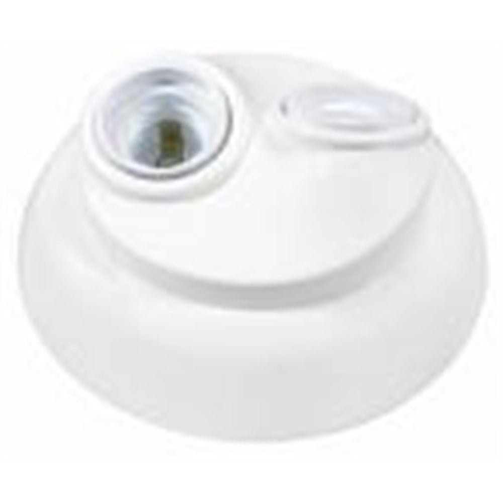Plafonier PVC Perlex Branco Soquete Duplo 225/1