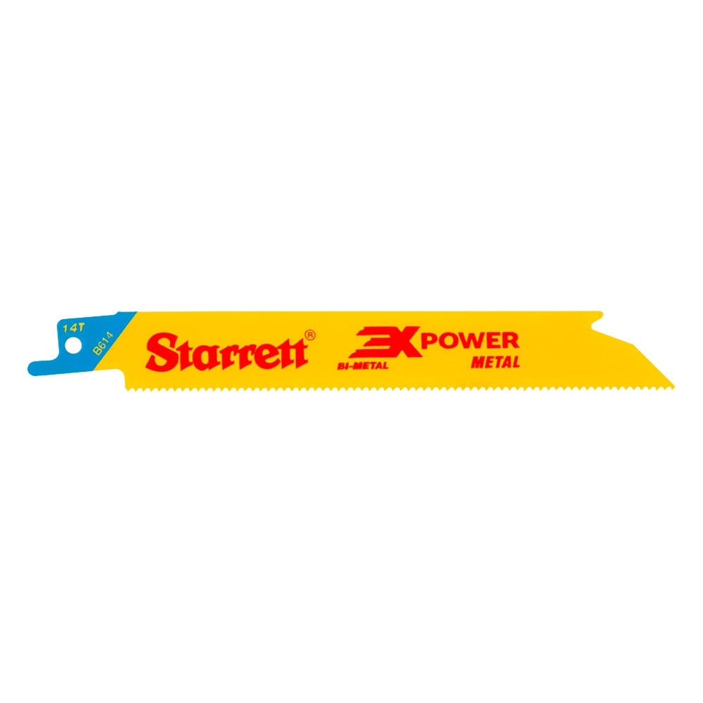 Lâmina Serra Sabre Starrett 150MM/6" Bi-Metal 2 Peças 14 Dentes B614-2