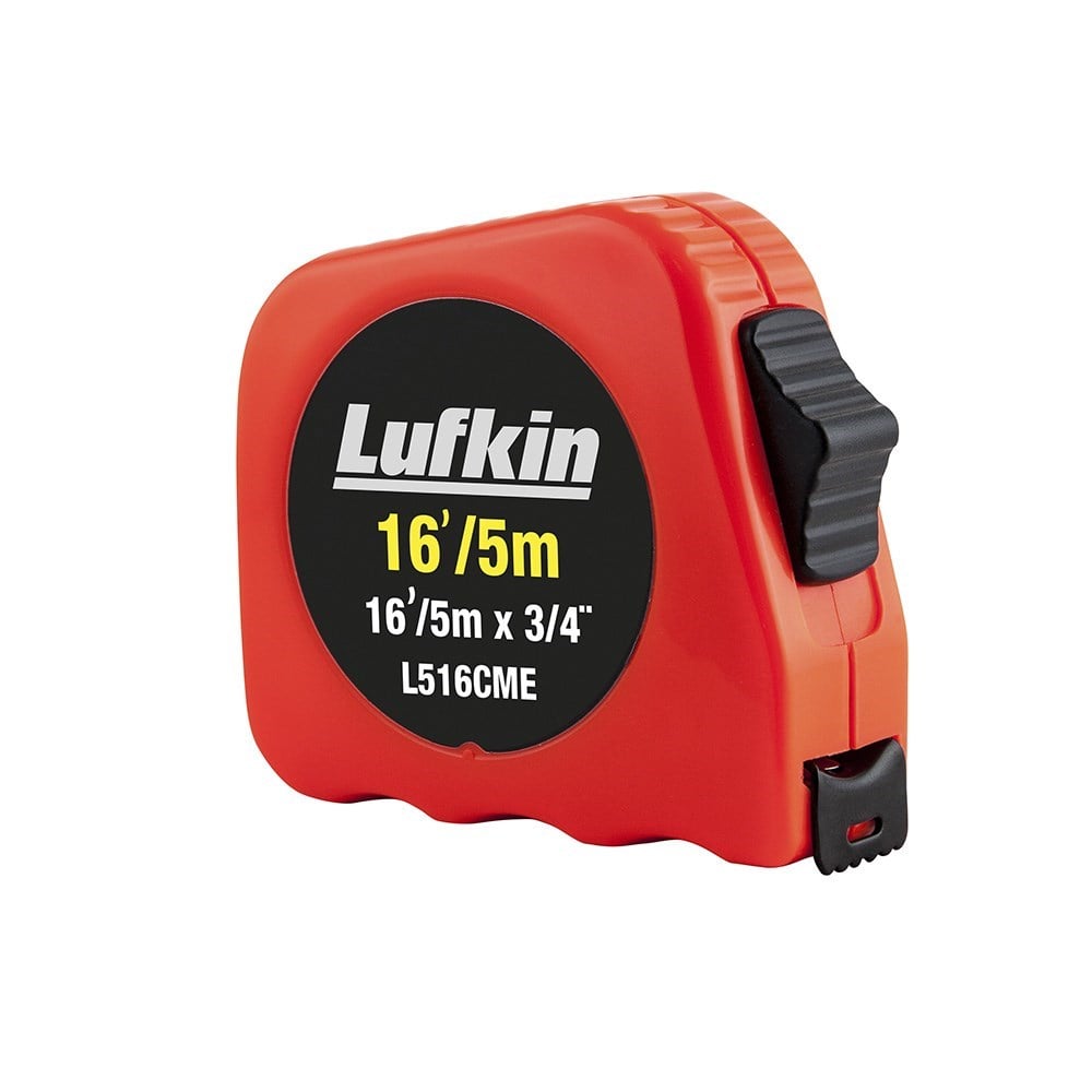 Trena Lufkin 5m/3/4" com Trava L516 Laranja L516CME