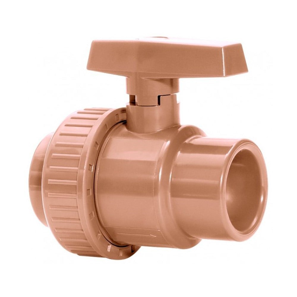Registro Esfera PVC Amanco 25mm Liso Liso 10444/11793