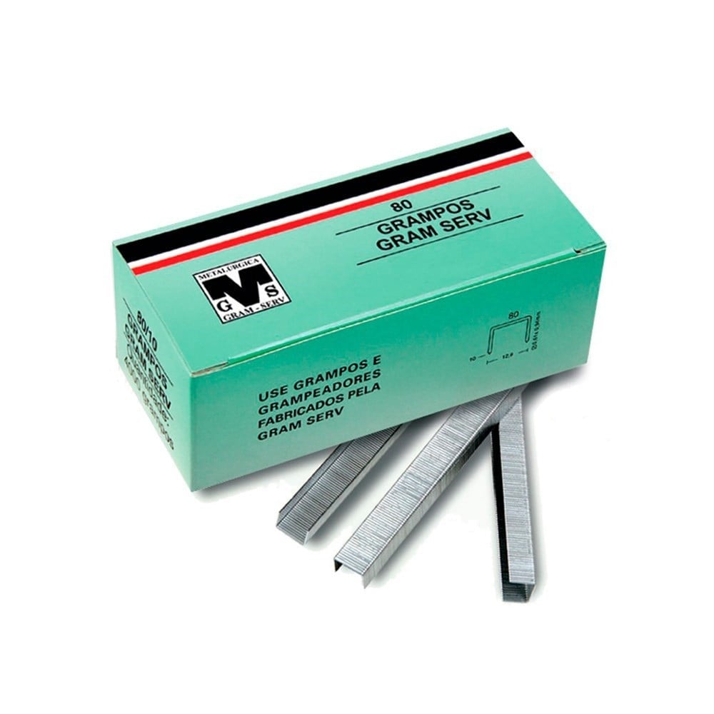 Grampo Grampeador Gramserv 106/ 6mm 300gr 12