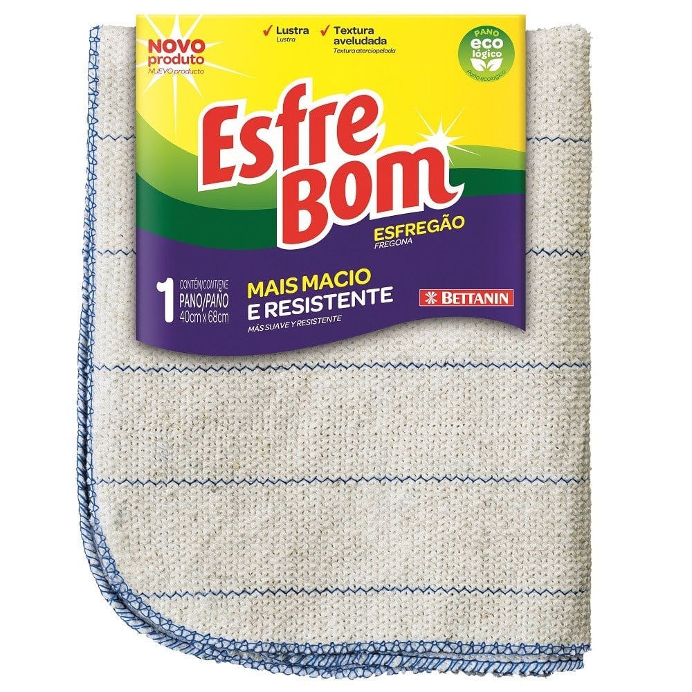 Pano Limpeza Esfrebom Ecológico Esfregão BT4981