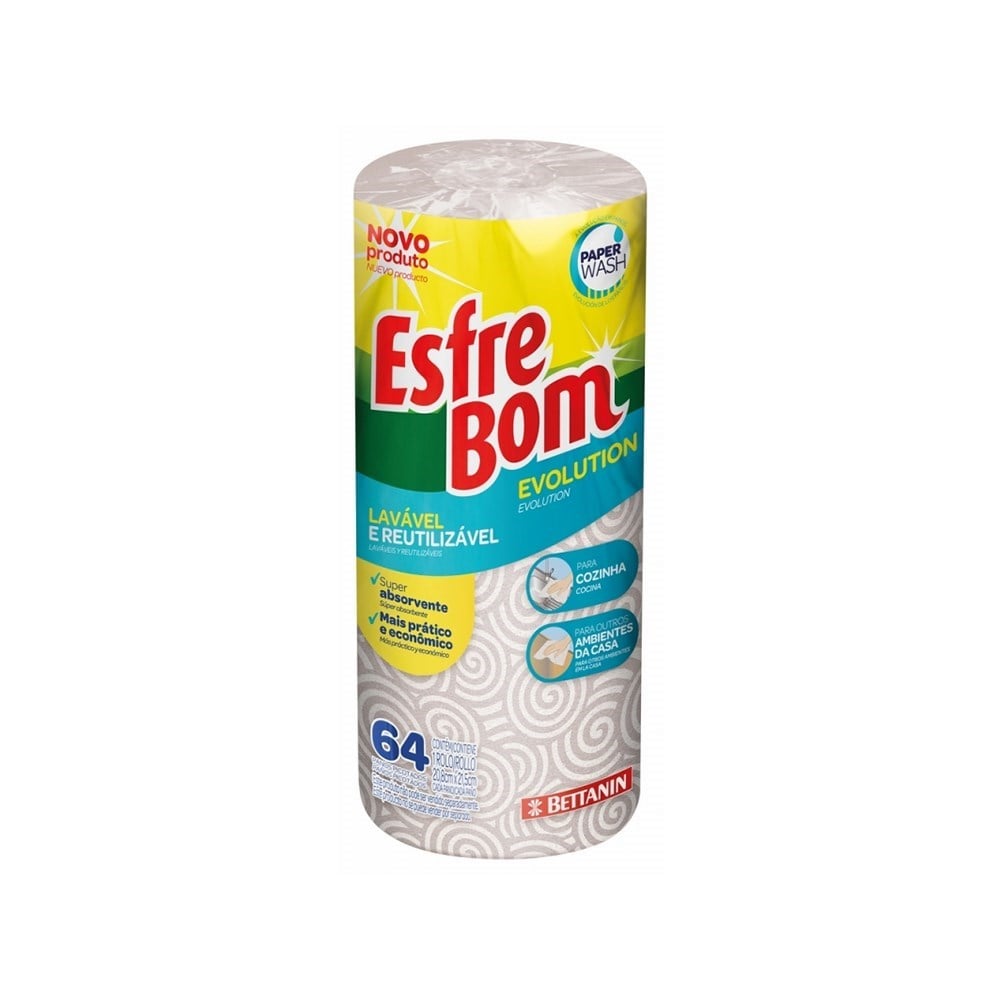Pano Limpeza Esfrebom Lavavel Pia Rolo BT4991