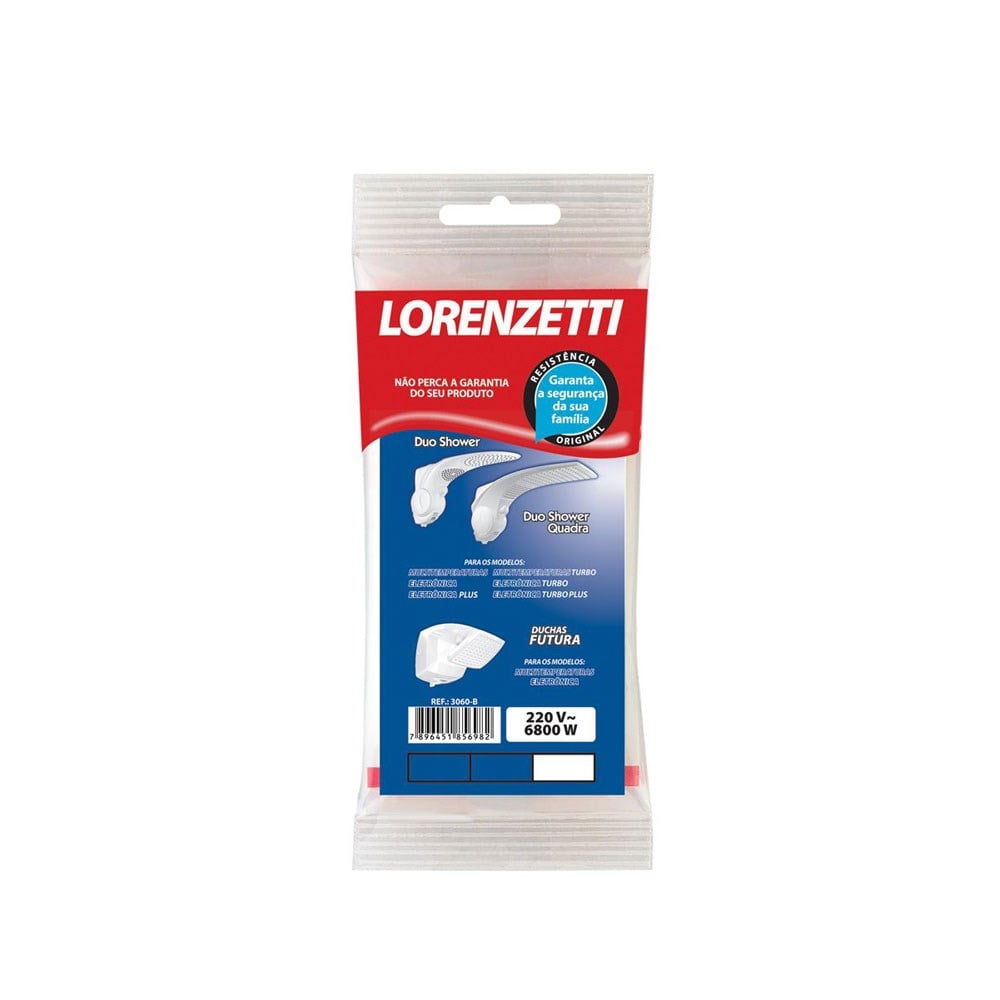 Resistência Lorenzetti Duo Shower Universal 220V 6800W 3060B 7589104