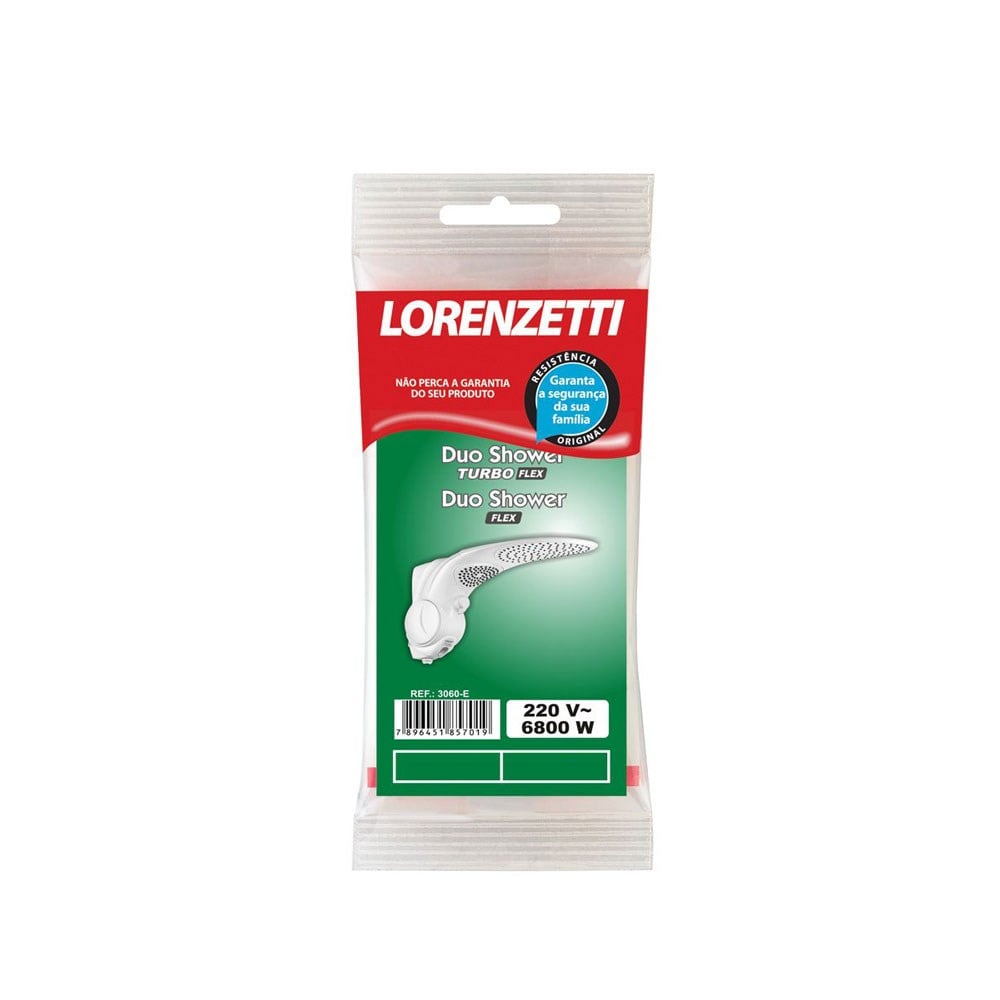 Resistência Lorenzetti Duo Shower Flex 220V 6800W 3060E 7589110
