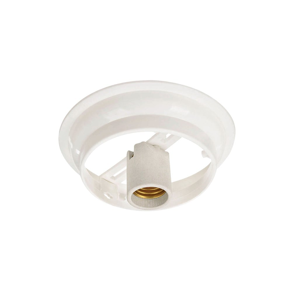 Plafonier PVC Pavilonis 510 Branco Redondo Soquete Porcelana E27 851102/500