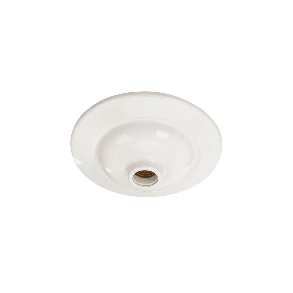 Plafonier PVC Pavilonis Dvp Branco Soquete Porcelana E27 858001/200