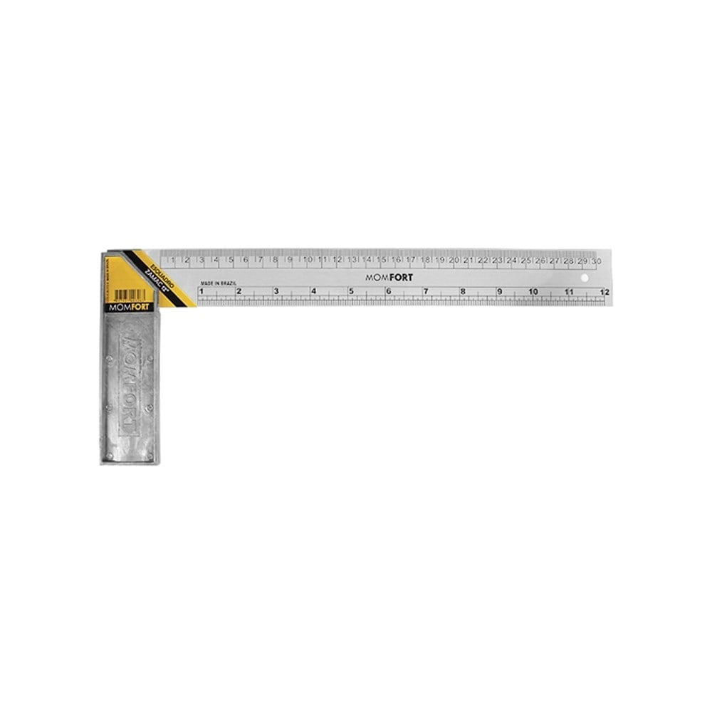 Esquadro Cabo Alumínio Momfort 12" 30cm 626012