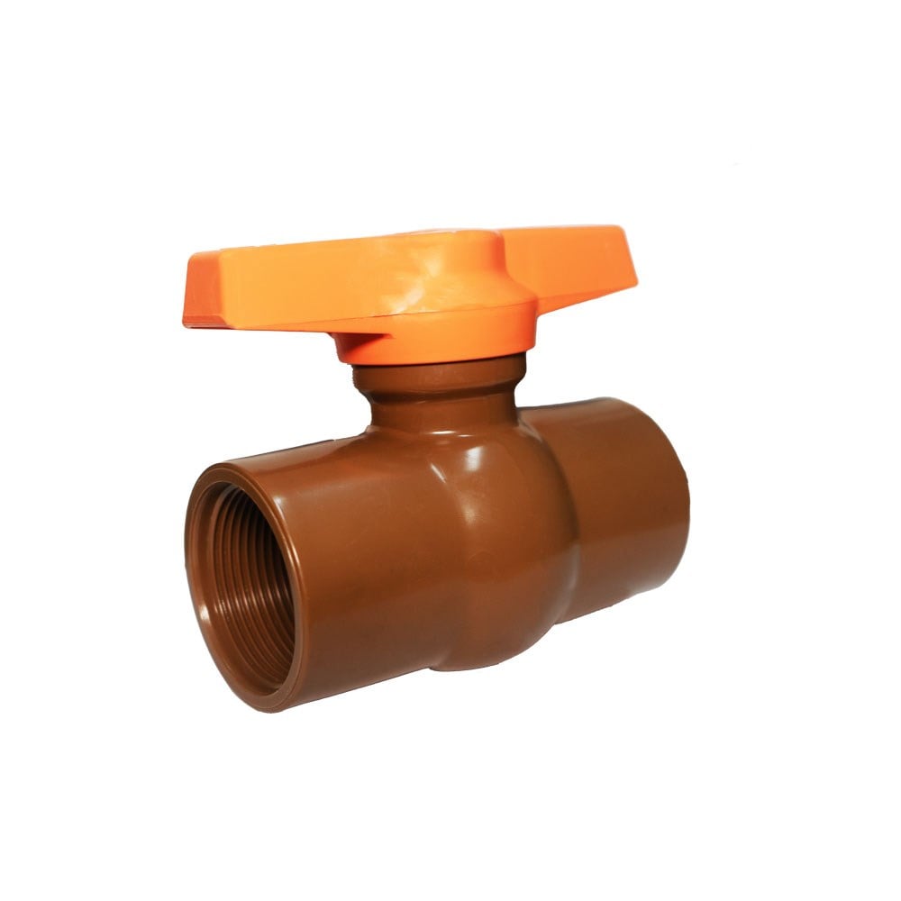 Registro Esfera PVC Viqua 1" Rosca Rosca 1030203