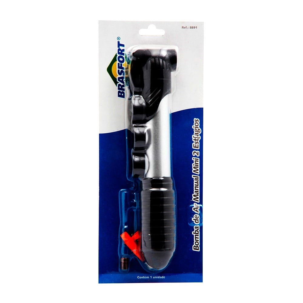Bomba Ar Manual Brasfort Mini 2 Estagios 8891