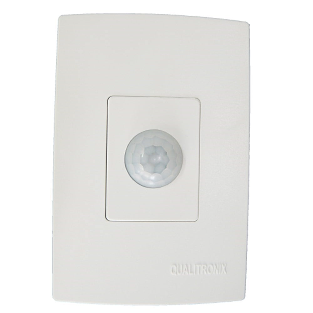 Sensor de Presença Teto, 180° e com Fotocélula Qualitronix