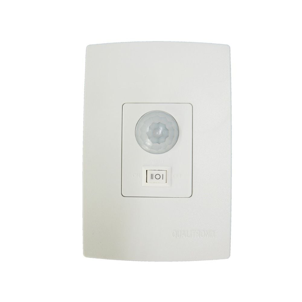Sensor Qualitronix - Parede Embutir Foto 180º com Tecla | QI6M