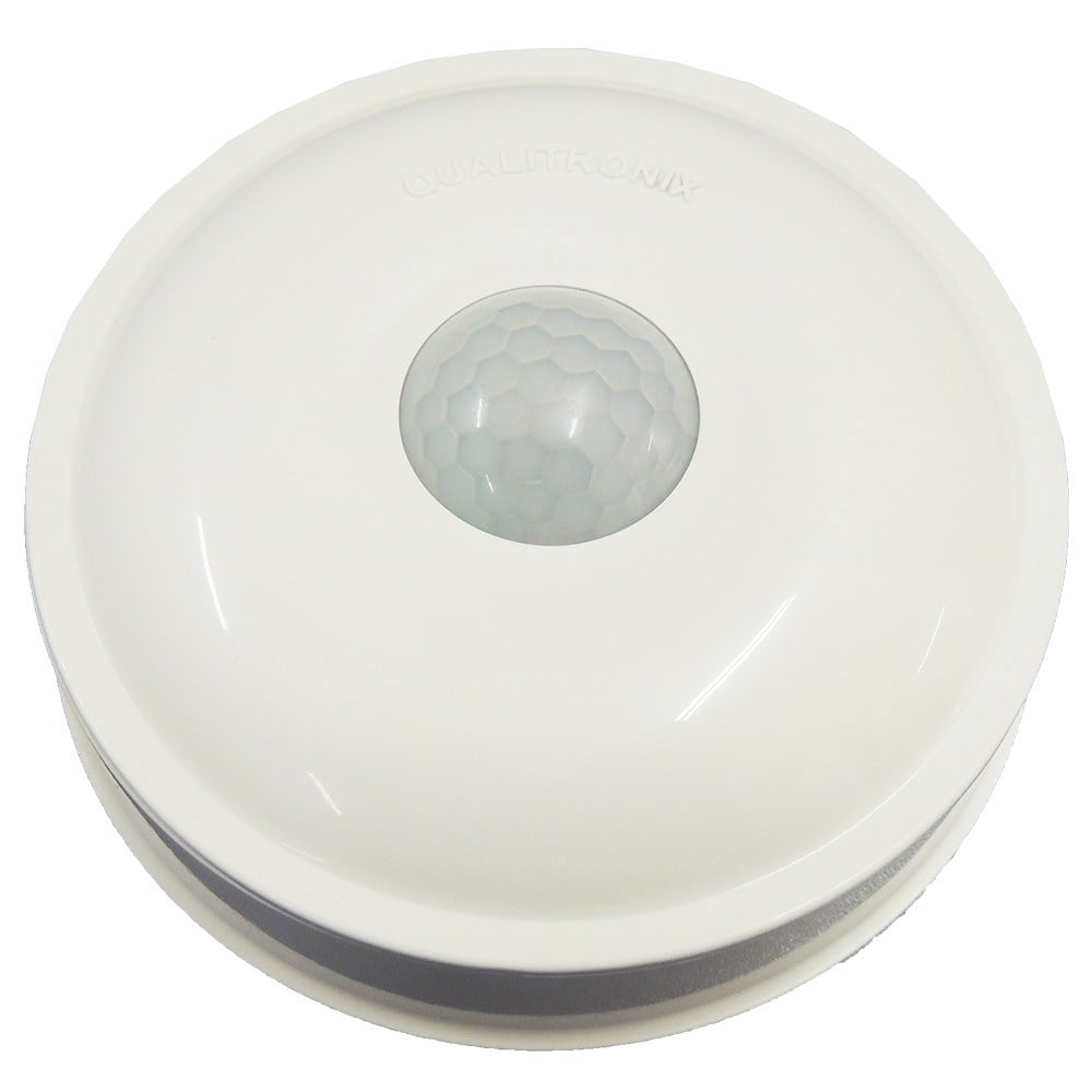 Sensor de Presença Teto, 360° e com Fotocélula Qualitronix