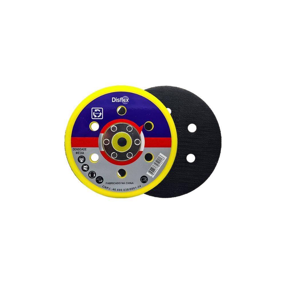 Suporte DISFLEX Para Disco Lixa Pluma - 115MMxM14 | 30005