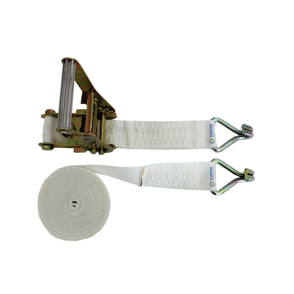 Cinta para Carga Multifitas com Catraca 1.5TONELADAS Branca 50MMX9M "J" 1 Peça 7040012