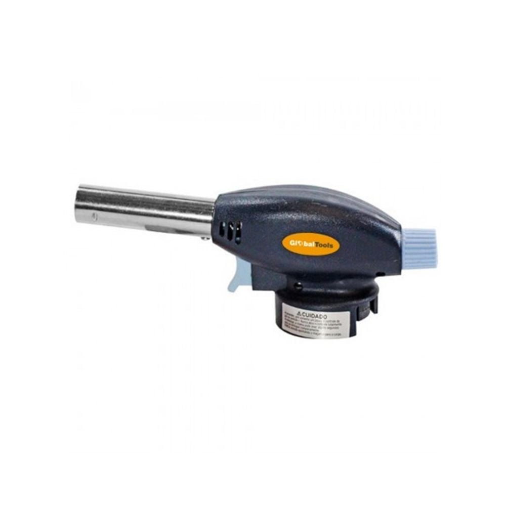 Maçarico Portátil Globalmix Automático para Cartucho Preto com Giro 360° | GT6019
