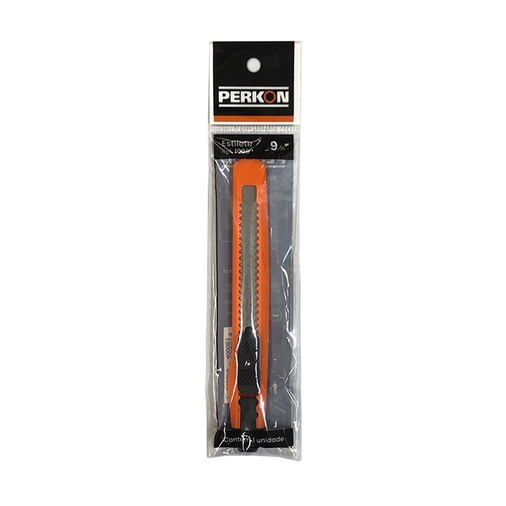 Estilete Perkon com Lâmina Estreita 9mm 1008