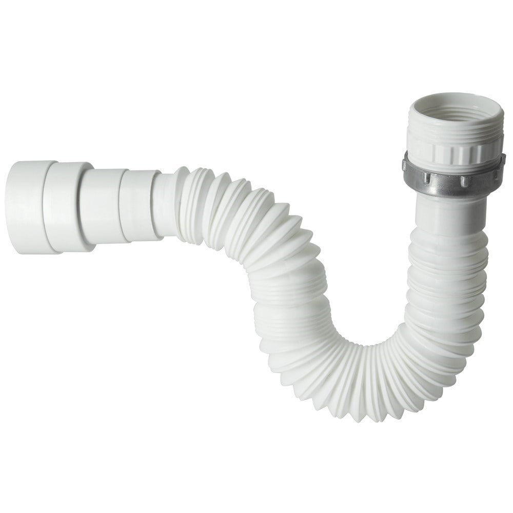 Sifão PVC Flexível G3 Pia / Tanque / Lavatório Arruela Metal S24P