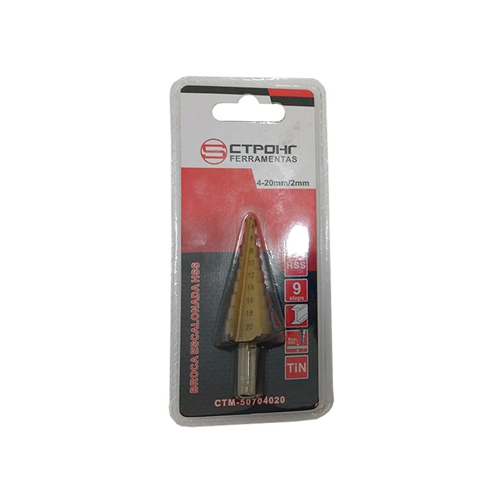 Broca Escalonada CTPOHR 4 a 20mm 628